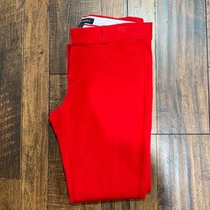 Banana Republic Red Sloan dress pants